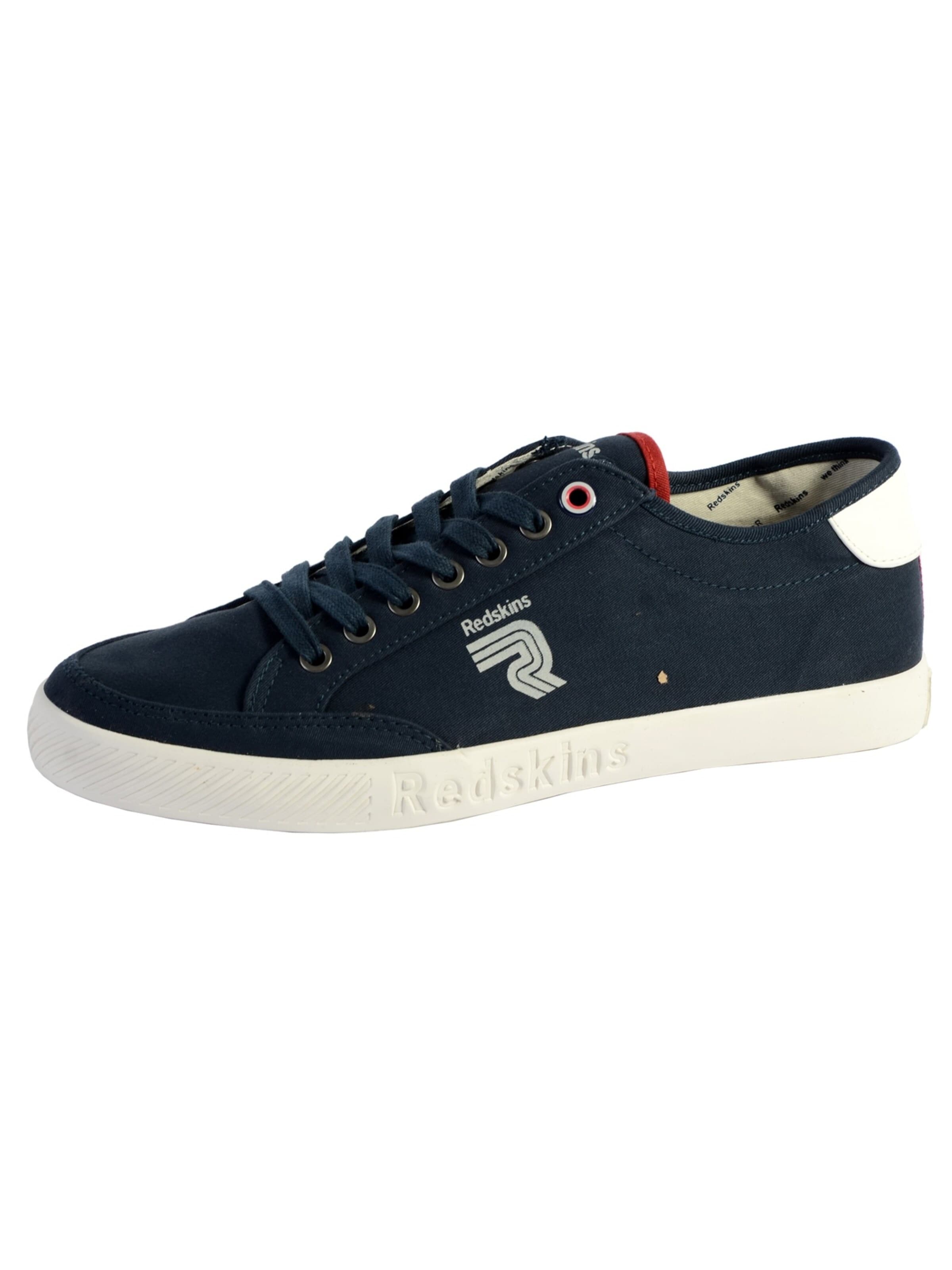 Chaussure de sport à lacets REDSKINS en bleu : devant