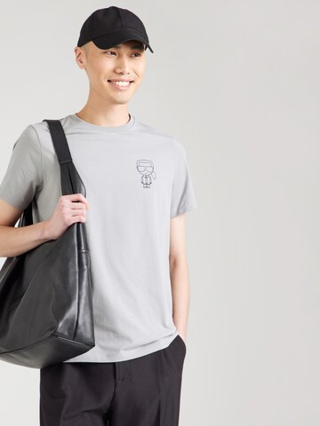 Karl Lagerfeld Shirt in Grey: front
