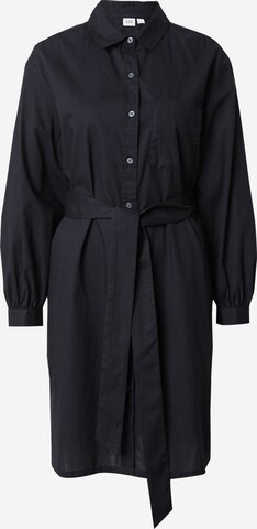 Robe-chemise GAP en noir : devant