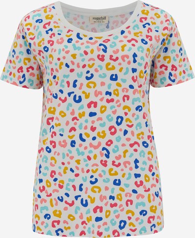 Sugarhill Brighton Camiseta 'Sylvie Rainbow Leopard' en azul / amarillo / rosa / blanco, Vista del producto