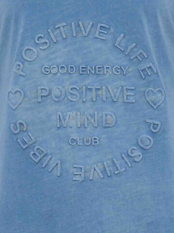 Zwillingsherz Футболка 'Positive Mind' в Синий