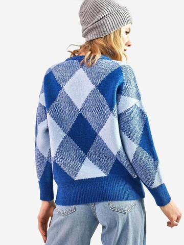 Pull-over 'Pullover' Bianco Lucci en bleu