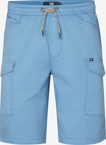 Petrol Industries Regular Cargo trousers 'Finway' in Blue: front