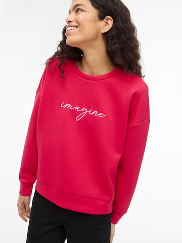 Felpa 'VISIFFI' di VILA in rosa