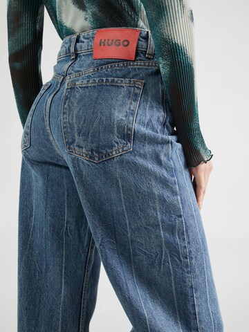 HUGO Loosefit Jeans '937_7' in Blauw