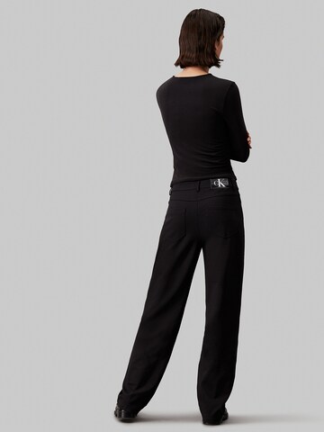 Calvin Klein Jeans Regular Hose 'Milano' in Schwarz