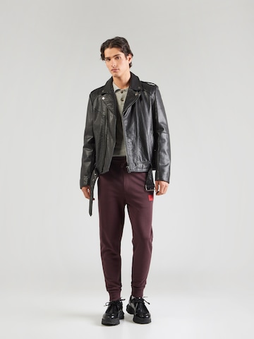 HUGO Tapered Housut 'Doak' värissä ruskea