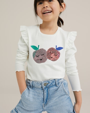 WE Fashion - Camisola em branco: frente