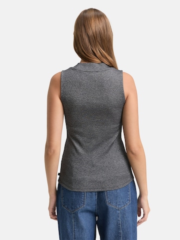TOM TAILOR DENIM Top in Zwart