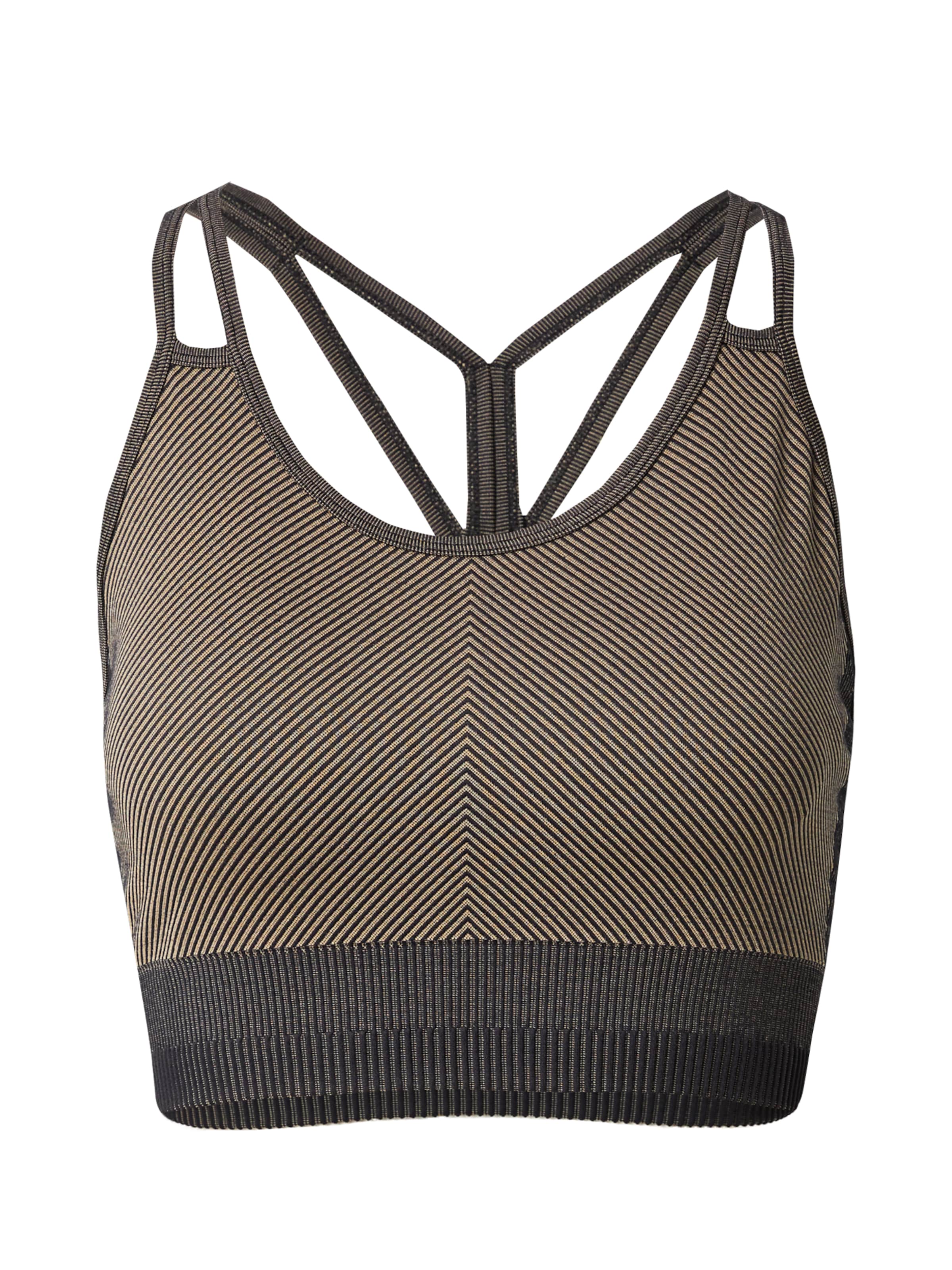 Bustino Reggiseno sportivo 'Powerfull' di Athlecia in marrone: frontale