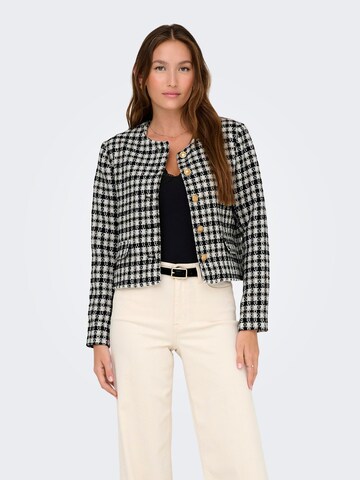 JDY - regular Pantalón plisado en negro: frente