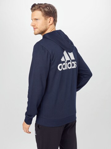 ADIDAS SPORTSWEAR Sports sweat jacket in Blue