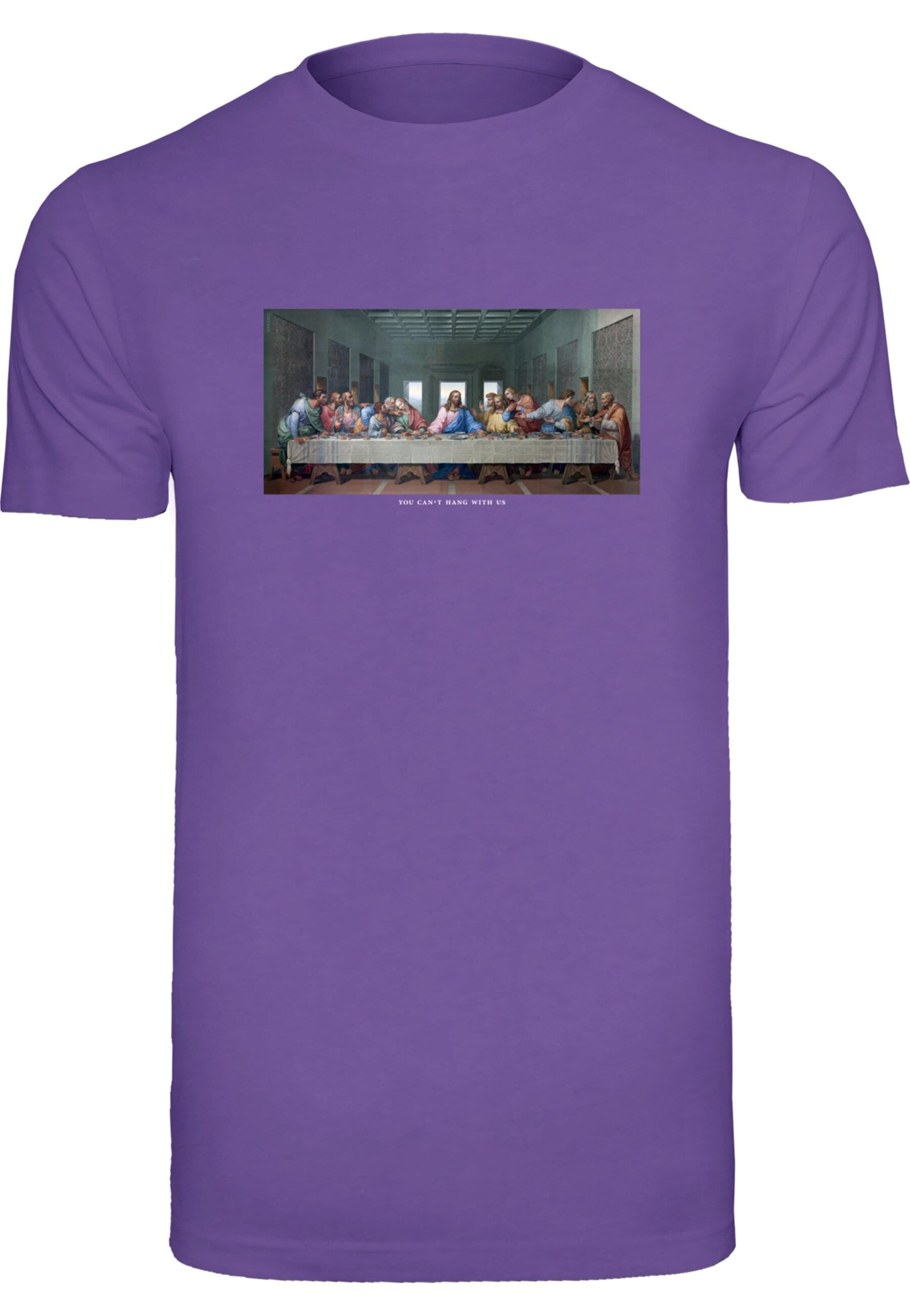 MT Men Shirt 'Can't Hang With Us' in Purple: front