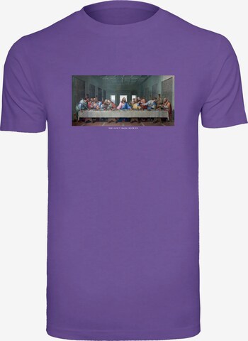 MT Men Shirt 'Can't Hang With Us' in Purple: front