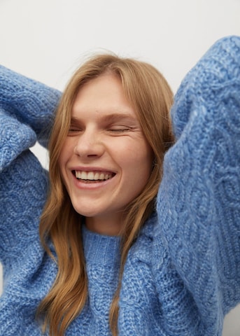 MANGO Pullover 'Trencio' in Blau