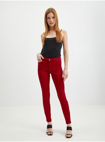Orsay Slim fit Pants 'Paulina' in Red