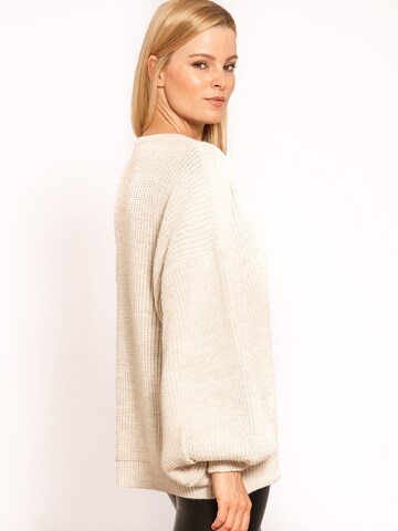 SASSYCLASSY Oversizepullover in Beige