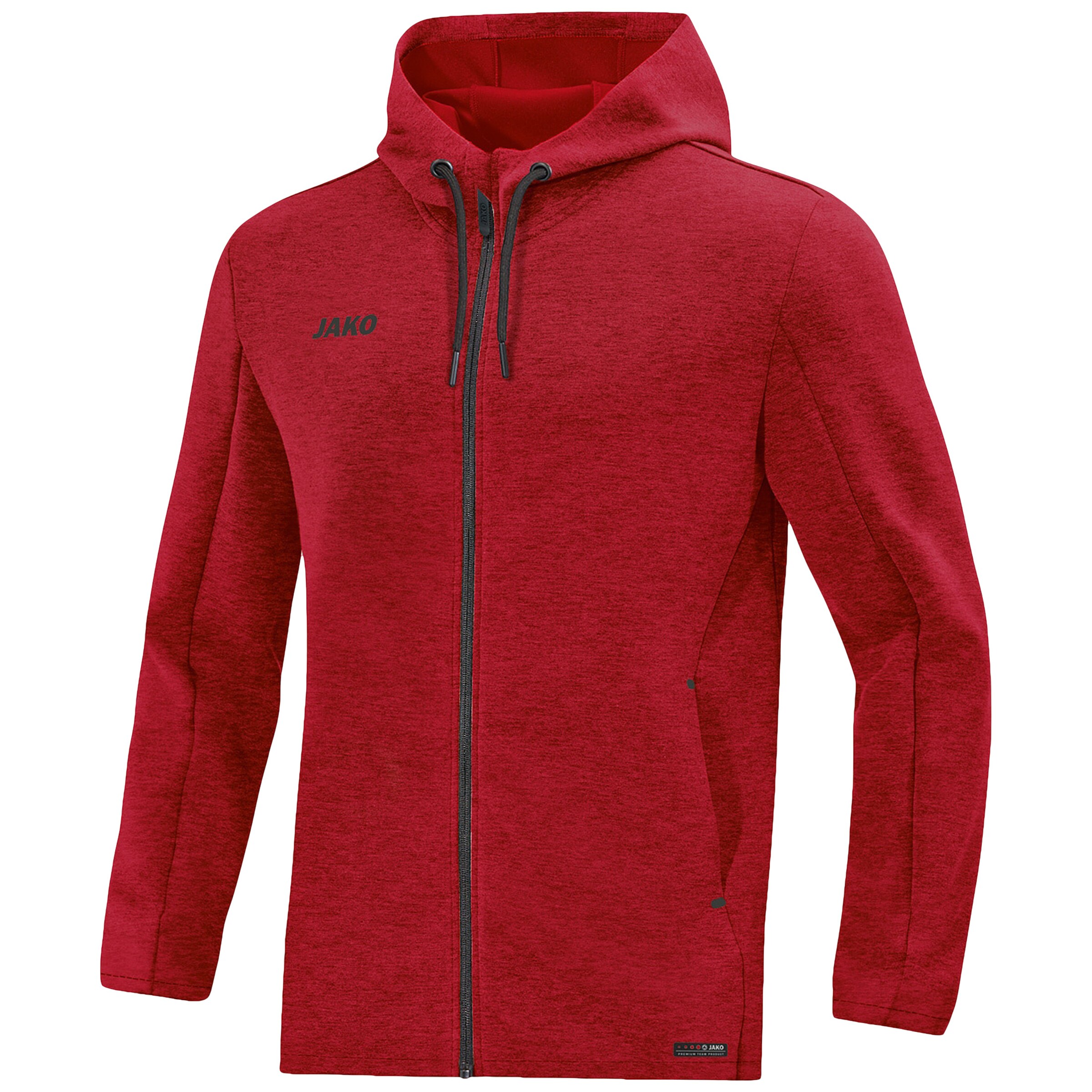 JAKO Sportsweatjacke in Rot: Vorderseite