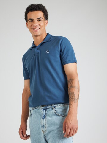 Abercrombie & Fitch Tričko – modrá: přední strana