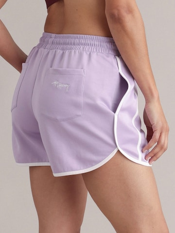 Hey Honey Loosefit Sportbroek 'Phoenix' in Lila