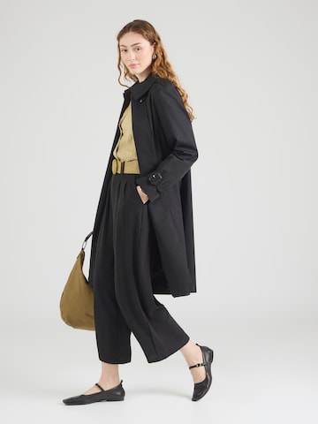 Hailys Široký strih Plisované nohavice 'Li44ora' - Čierna