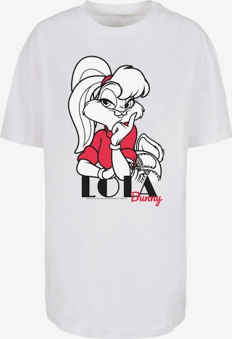 F4NT4STIC Oversized Shirt 'Classic Lola Bunny' in White: front