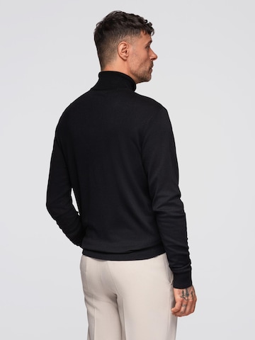 Pull-over 'OM-SWTN-0101' Ombre en noir