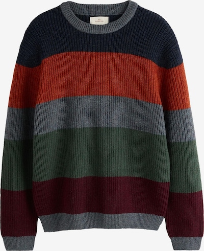 Next Sweater in L in Navy / Graphite / Green / Dark orange, Item view