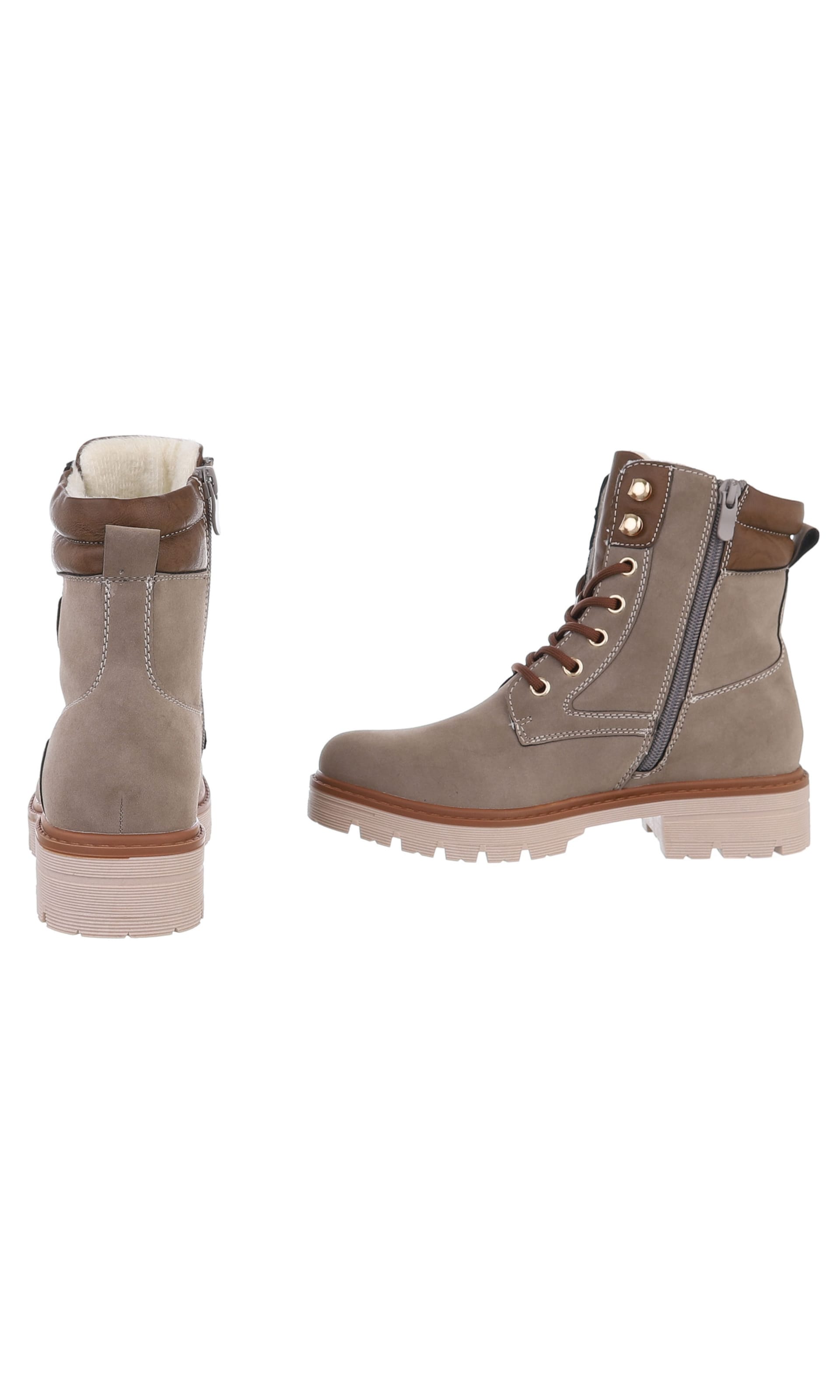 Ital-Design Stiefelette in Braun