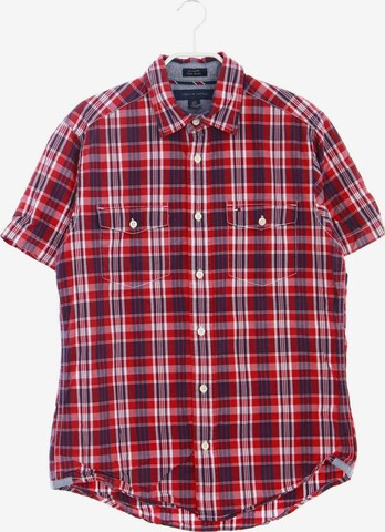 TOMMY HILFIGER Button Up Shirt in S in Red: front