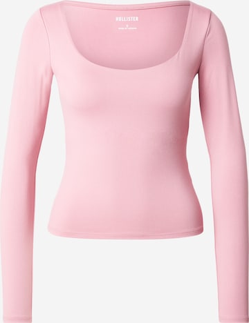 HOLLISTERMajica - roza boja: prednji dio