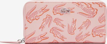 LACOSTE Portemonnee in Roze: voorkant