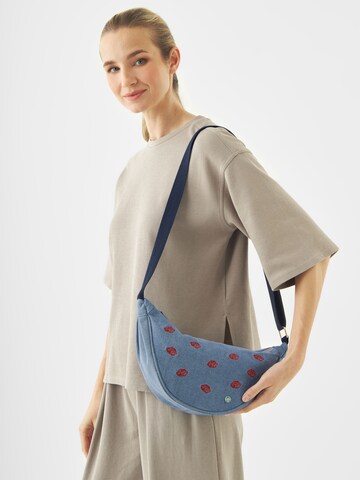 CODELLO Schoudertas in Blauw: voorkant