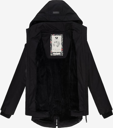RagwearPrijelazna jakna 'Varvarra' - crna boja
