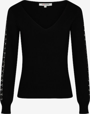 Pullover di Morgan in nero: frontale