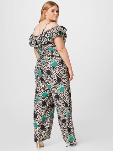 Tuta jumpsuit di River Island Plus in marrone