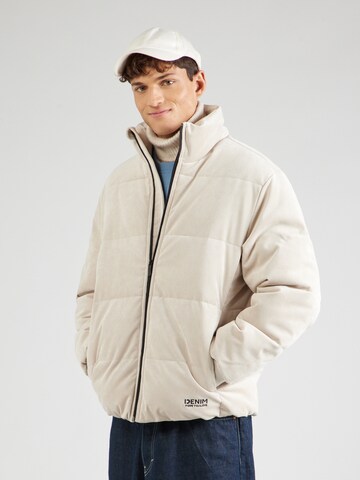 TOM TAILOR DENIM Winterjas in Beige: voorkant