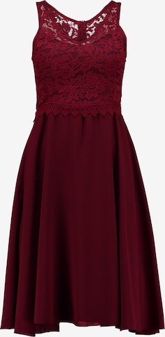 Robe de cocktail 'Me44lissa' Hailys en rouge : devant