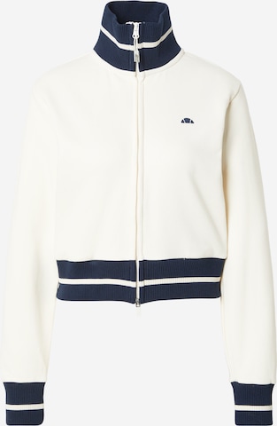 ELLESSE Bluza rozpinana 'Sanita' w kolorze biały: przód
