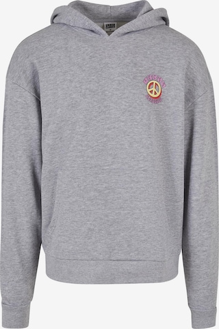 Felpa 'Big Peace' di Urban Classics in grigio: frontale