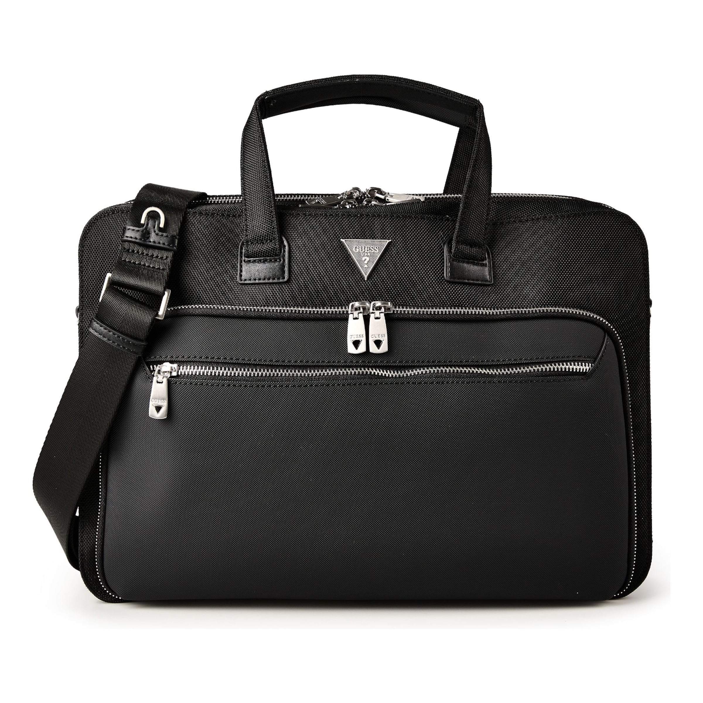 Porte-documents 'Berna' GUESS en noir : devant
