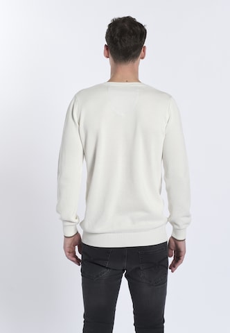 DENIM CULTURE Sweater 'ROMEO' in White