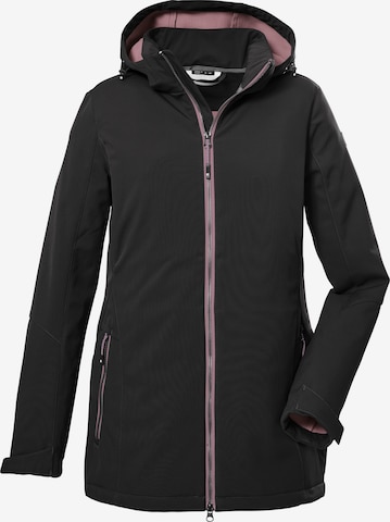 KILLTEC Outdoor Jacket in Black: front