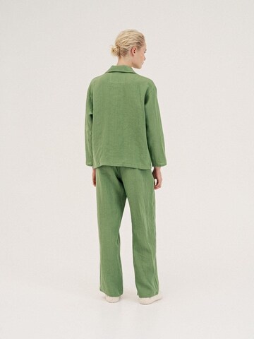 Pyjama 'Snooze' AmourLinen en vert