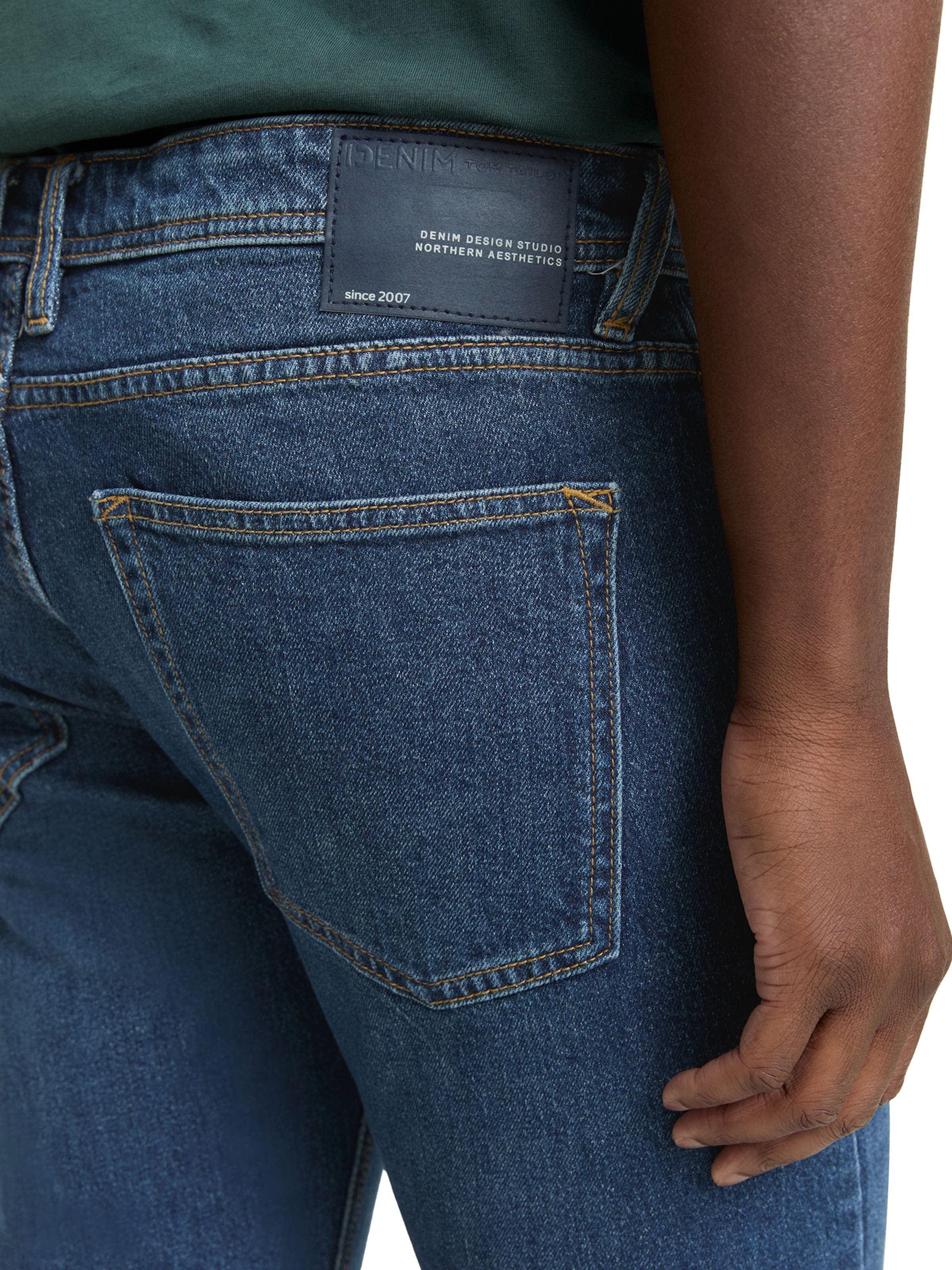 TOM TAILOR DENIM Слим Джинсы 'Piers' в Синий