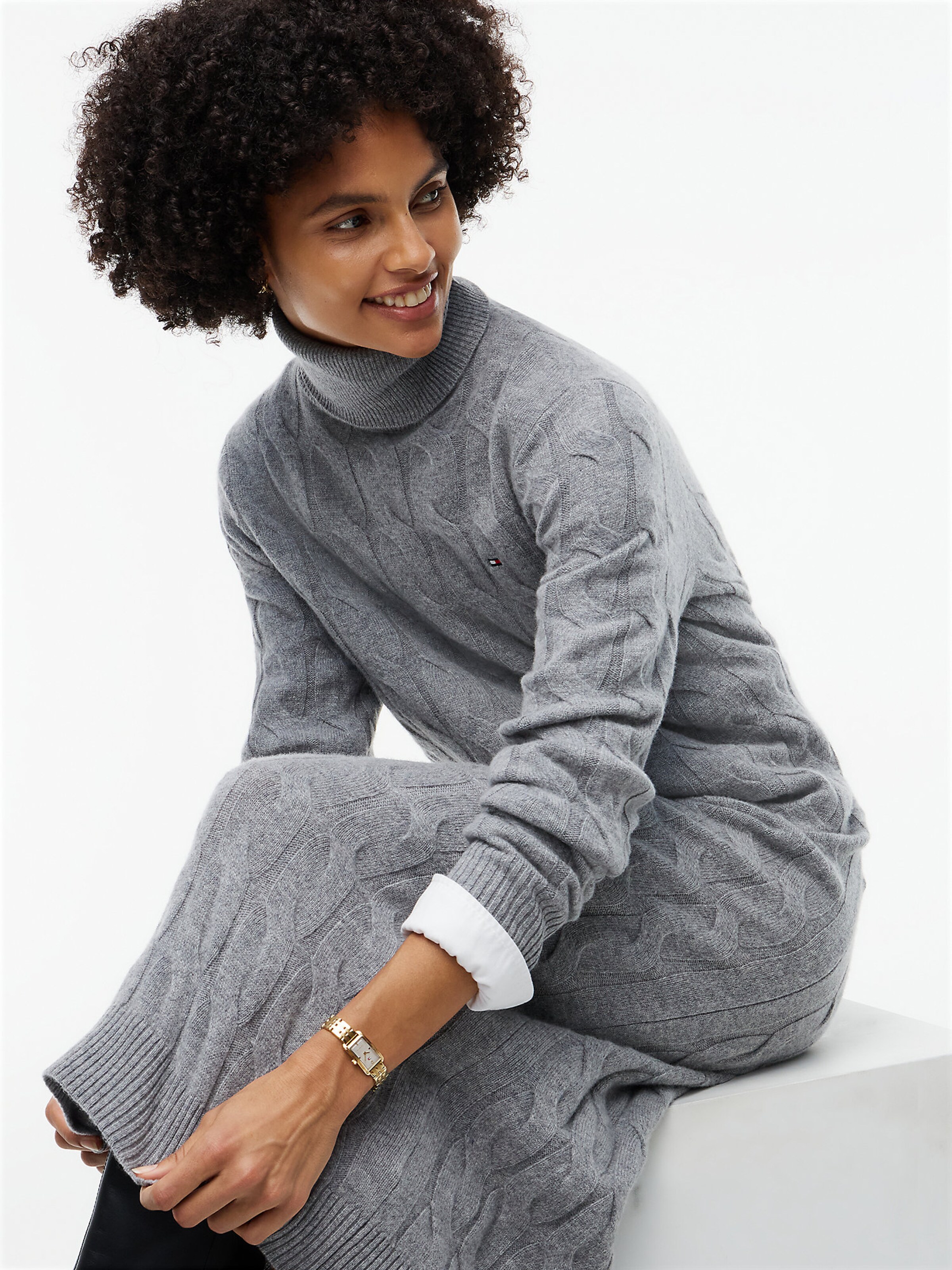 Robe TOMMY HILFIGER en gris