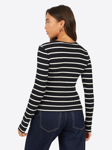 BRAVE SOUL Gebreid vest in Zwart