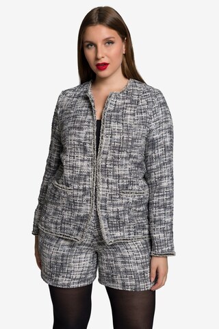 Ulla Popken Between-Season Jacket in Grey: front