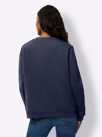 Sweat-shirt heine en bleu