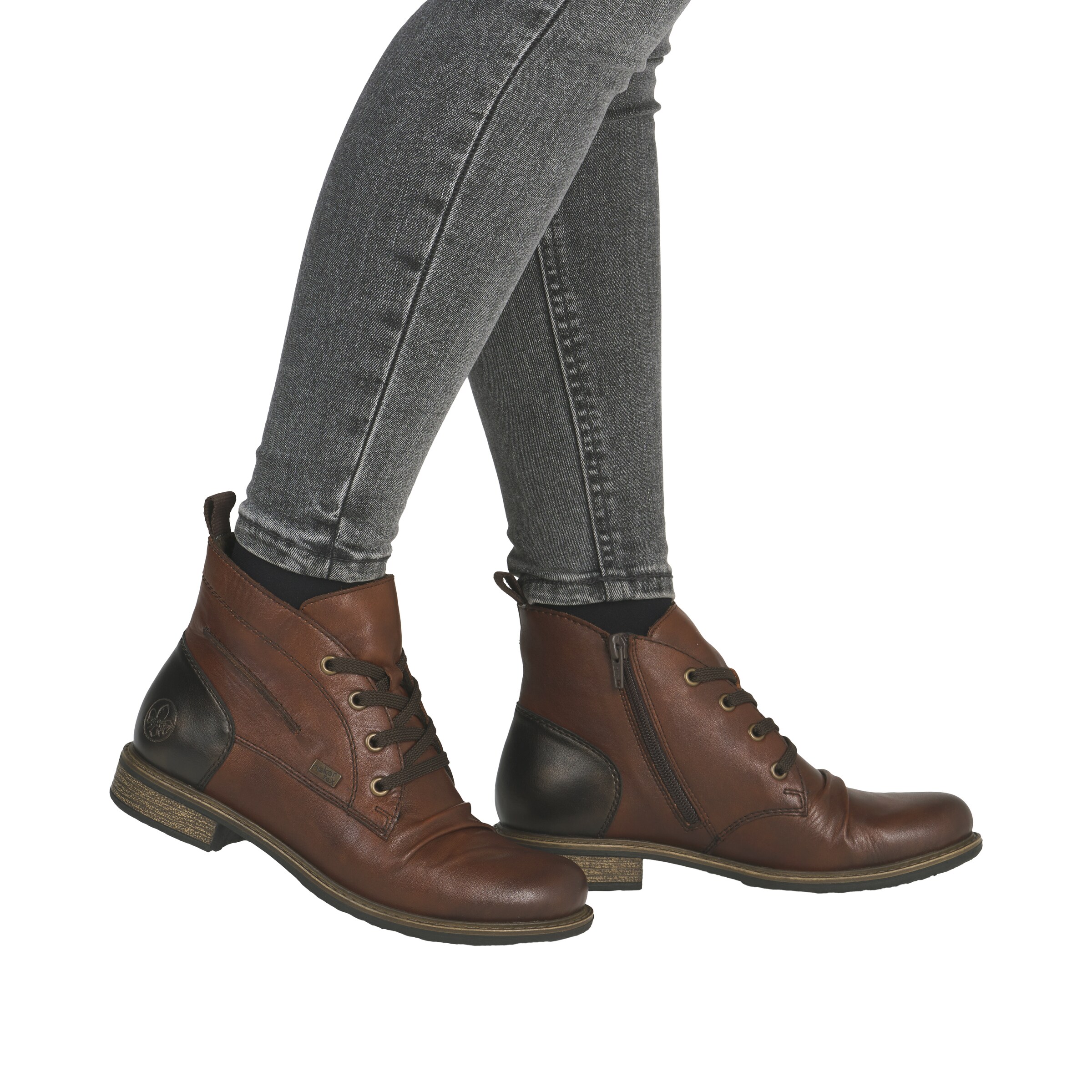 Bottines à lacets ' 74804 ' Rieker en marron